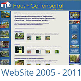 Haus & Gartenportal von M-tec technology 2005