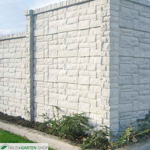 Betonzaun Mediterran Motiv Rockstone - Wand