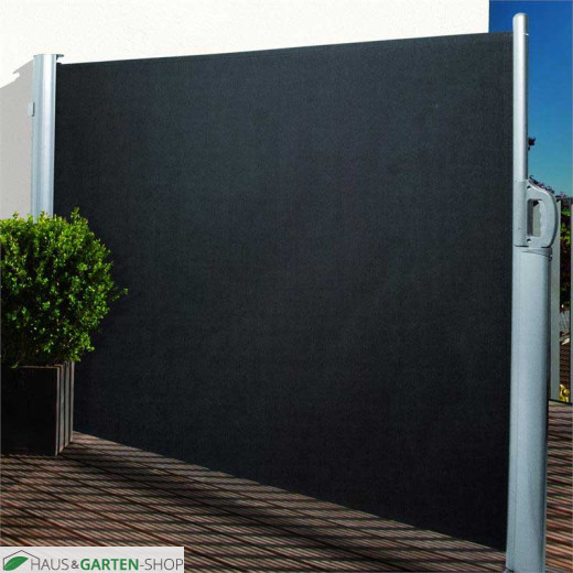 Seitenmarkise aus Polyester Sichtschutz für die Terrasse