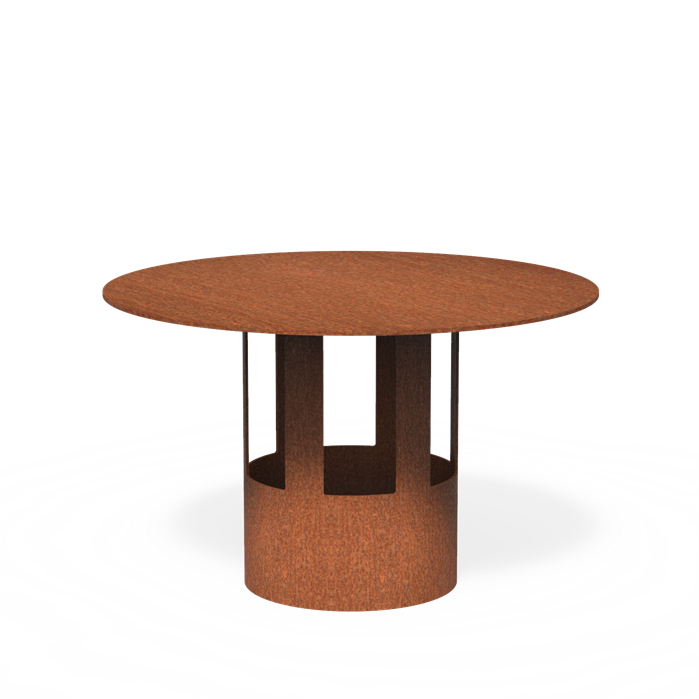 Ofenrohr Regenkappe Cortenstahl   Ø154mm 
