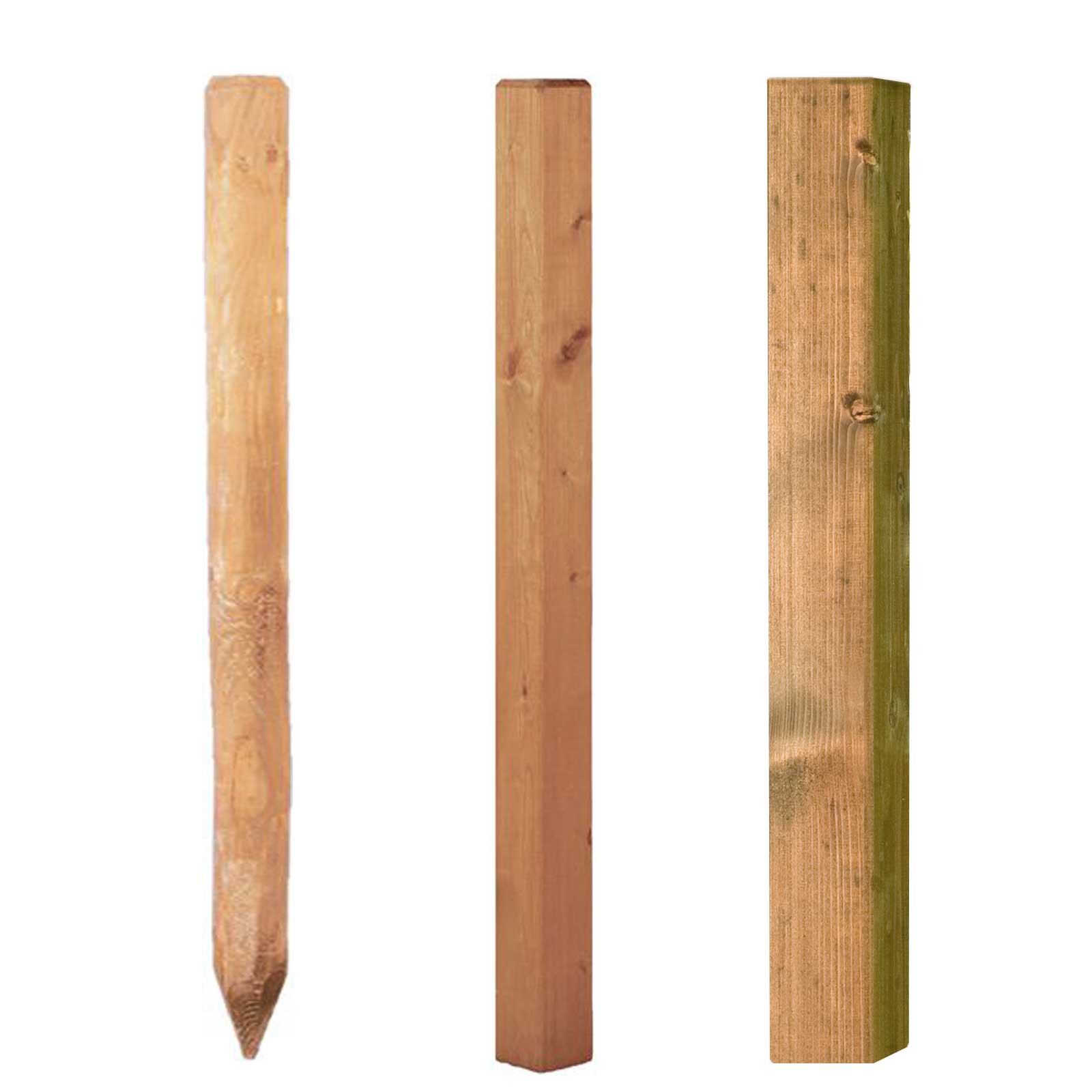 Zaunpfosten  - Kiefernholz -9x9 x 200 cm