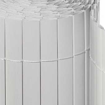 Sichtschutzmatte PVC 1,00 x   3,00 m-weiß