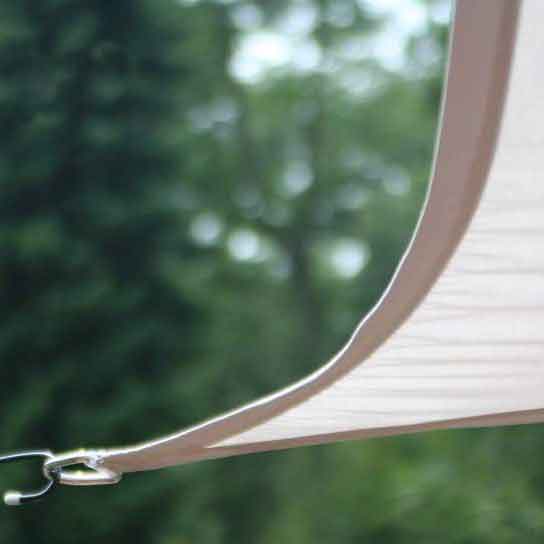 Dreiecksonnensegel Polyester mit Regenschutz