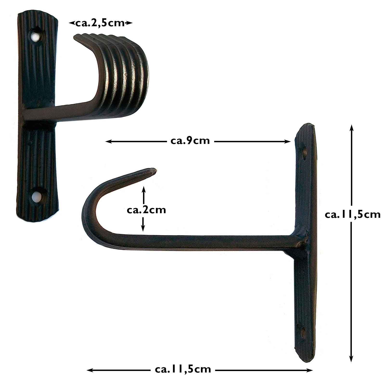 Gardinenstangenhalter - Typ Claw