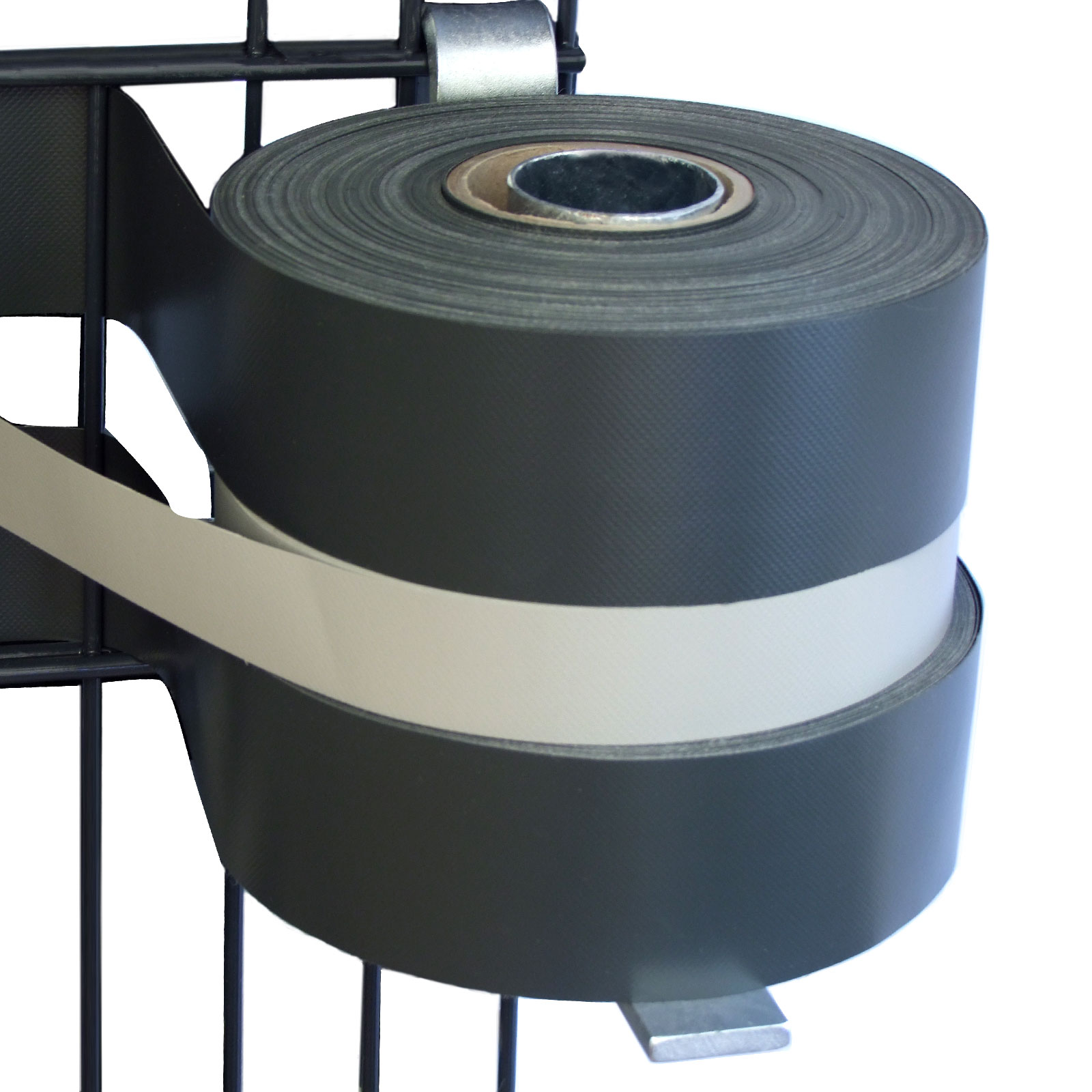 PVC Deko-Streifen Profi-line ® 65m H=4cm-moosgrün