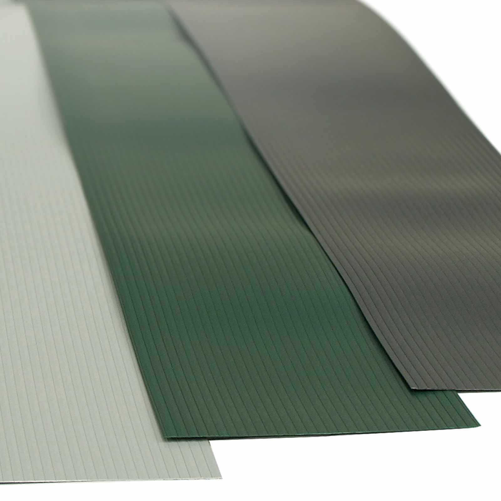 Hart-PVC anthrazit | Sichtschutzstreifen 23,5cm hoch | B-WARE