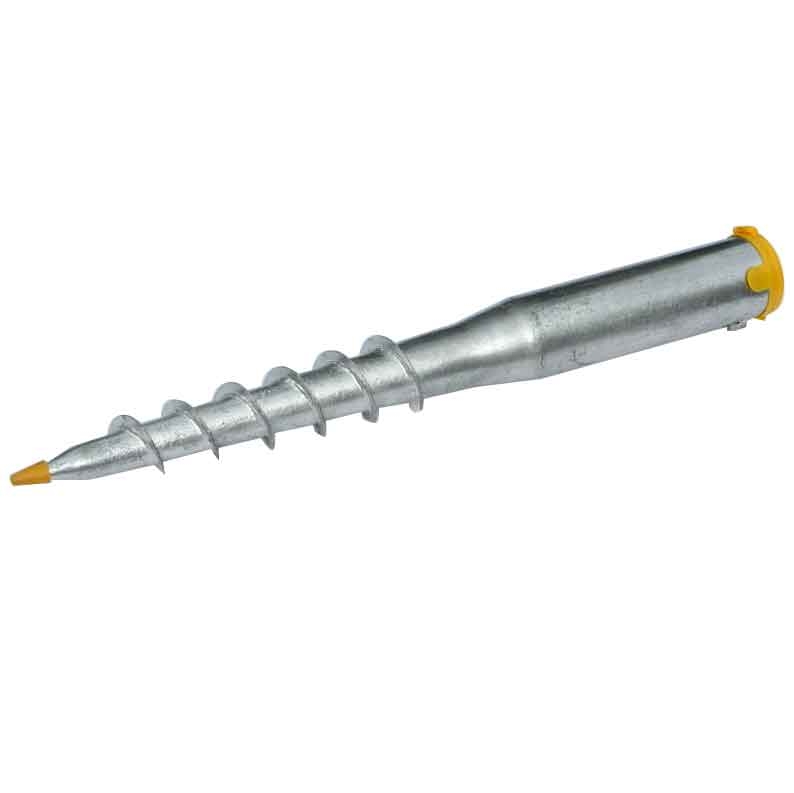 Schraub-Erdanker für Aluminium-Teleskopmast