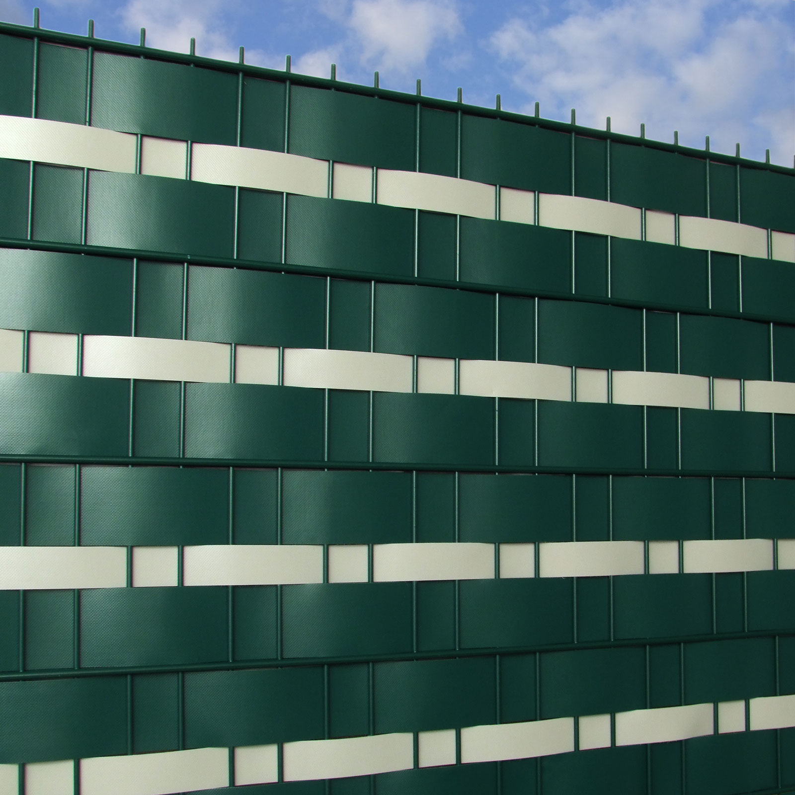 PVC Deko-Streifen Profi-line ® 65m H=4cm-moosgrün