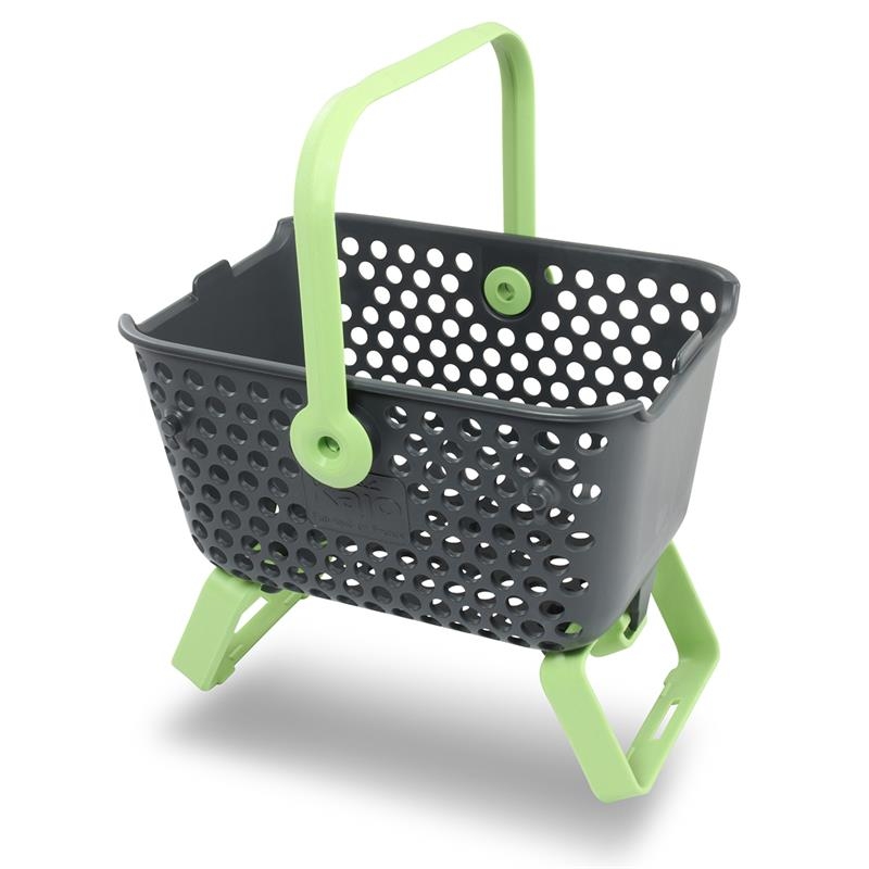 Gartenkorb Kajo, Stapelbar, Farbe: Limette-4 Liter (24 x 20 x 15 cm)