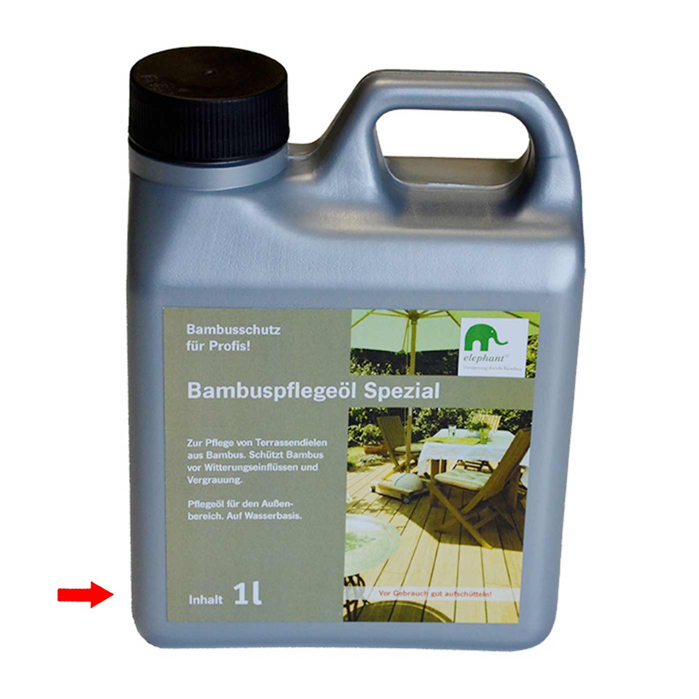 Elephant Bambus Pflegeöl natur 1 Liter
