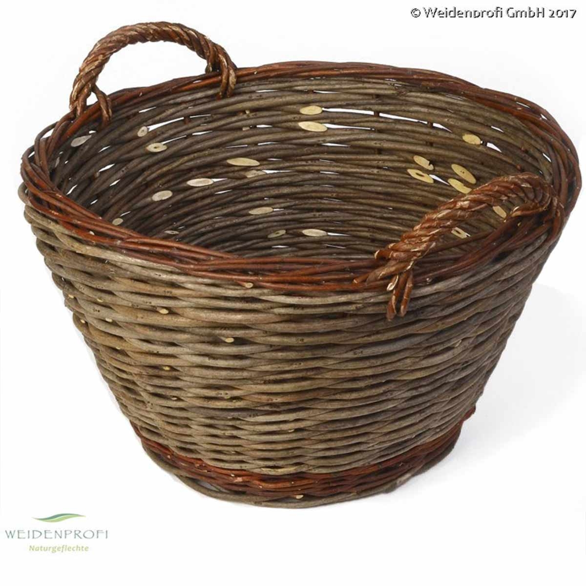 Erntekorb aus Robinie und Weide Ø 45cm H=35cm