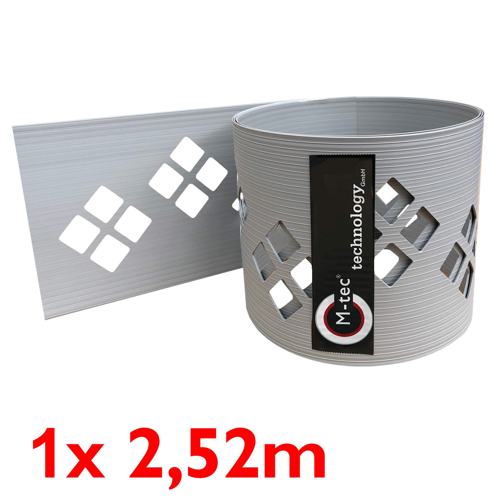 Dekor Hart-PVC Sichtschutzstreifen | Motiv Karo-Tape - B-WARE
