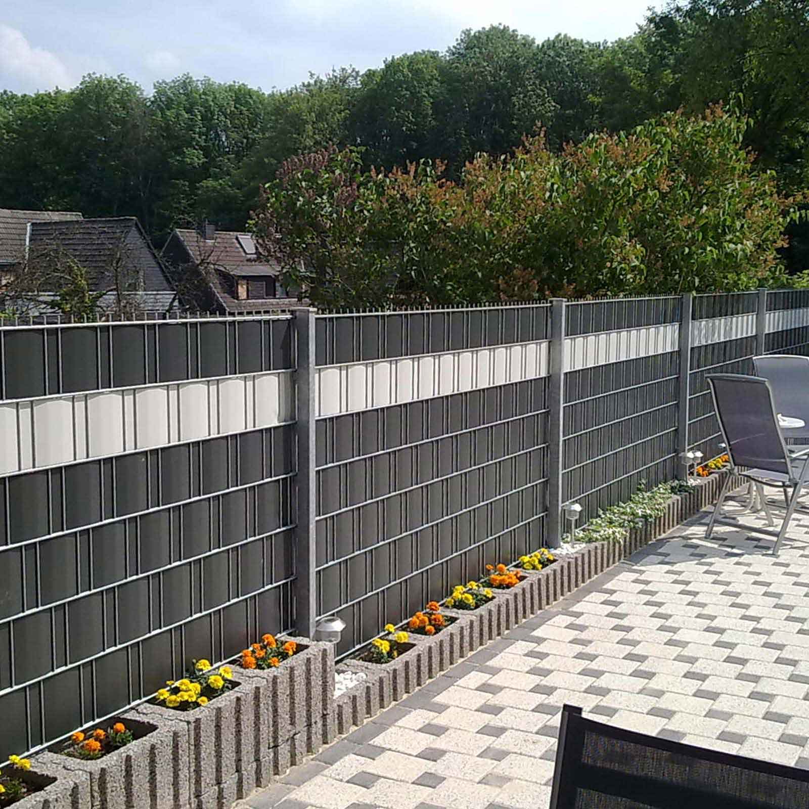PVC -Profi -line ® Sichtschutz Sondermaß 0,090 x 65,00 m-anthrazit