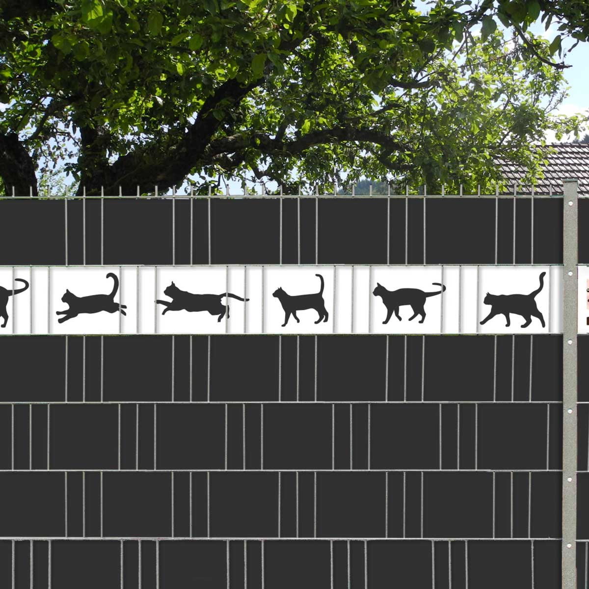 Tier Zaunstreifen - Dynamic Cats Tier Zaunstreifen - Dynamic Cats