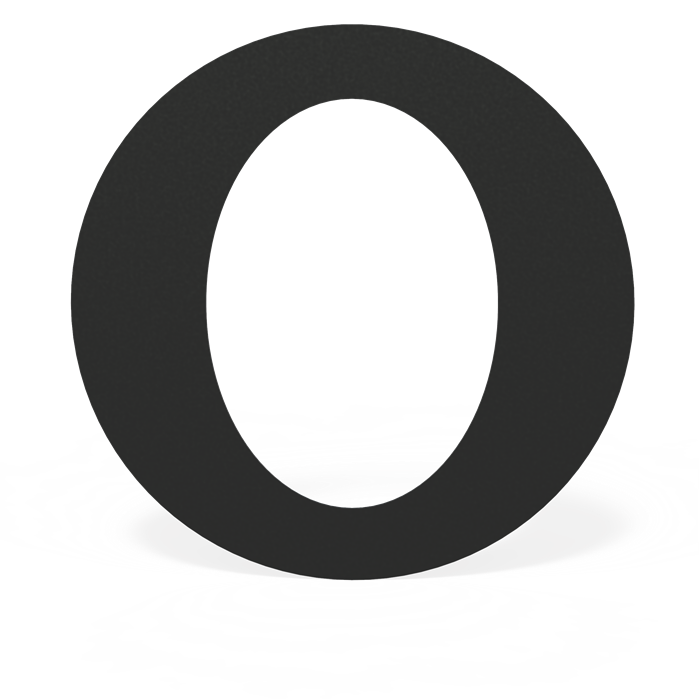 Rosette Ofenrohr  Ø204mm oval | Schwarz
