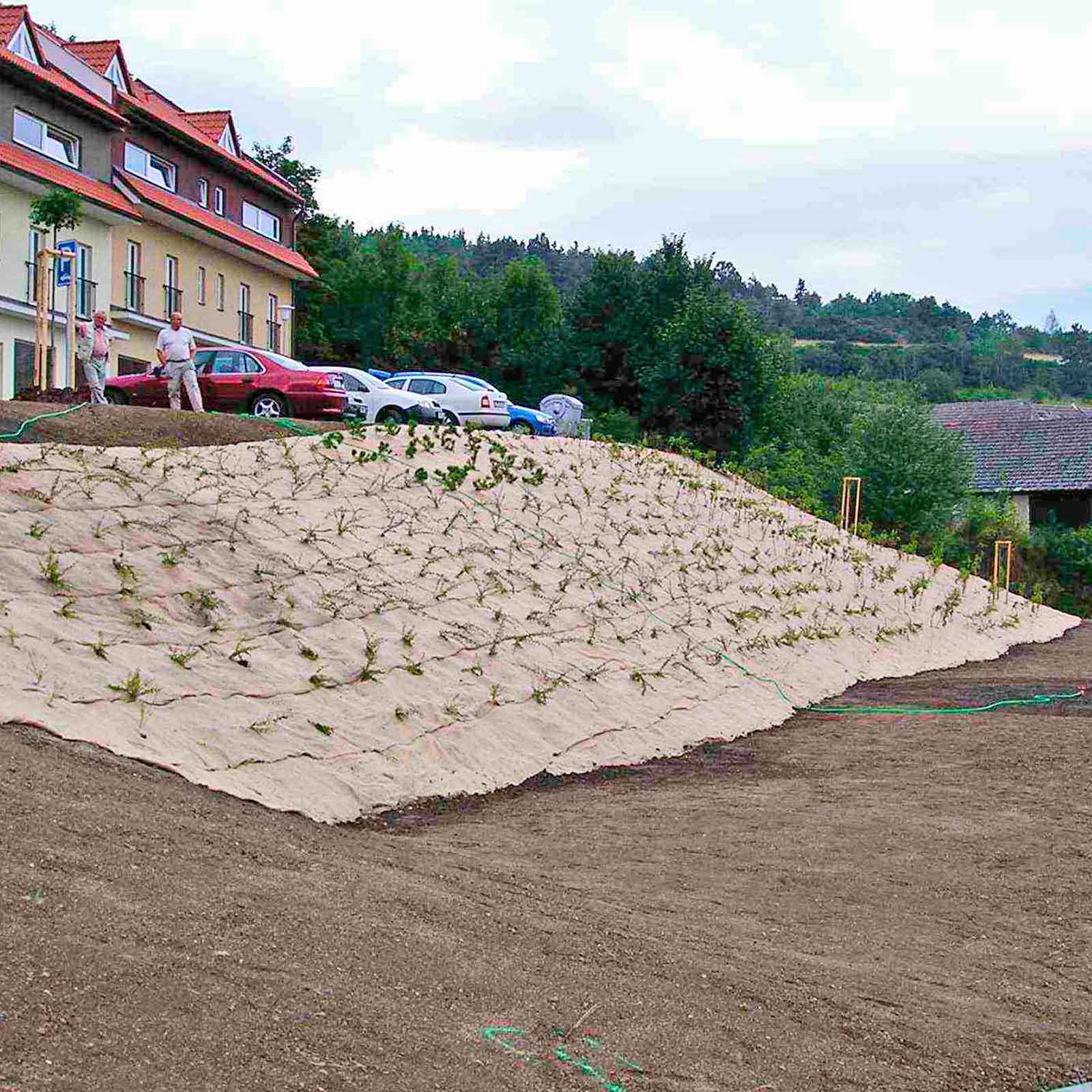 Jute Gewebe 61m²