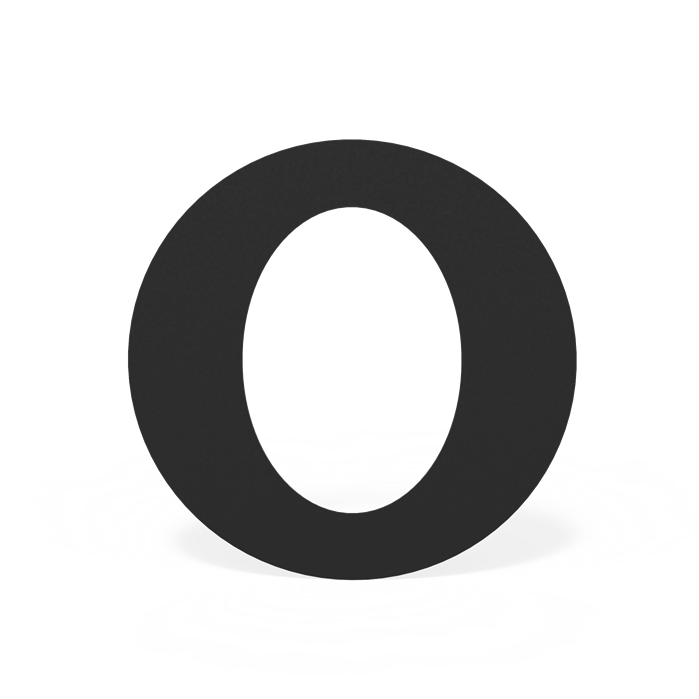 Rosette Ofenrohr  Ø154mm oval | Schwarz