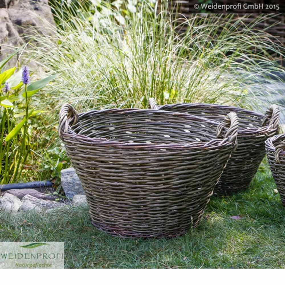 Erntekorb aus Robinie und Weide Ø 45cm H=35cm