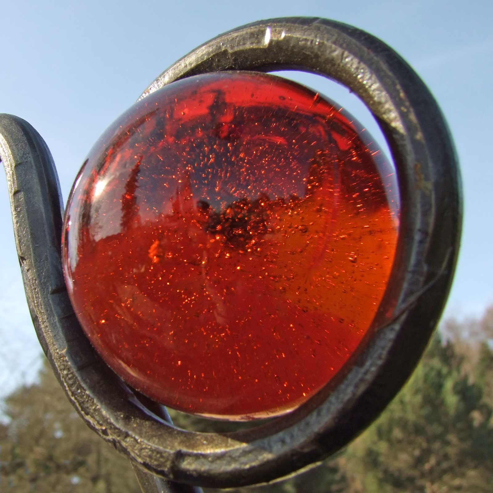 Rank- und Dekostange - Rot-35mm x 750mm
