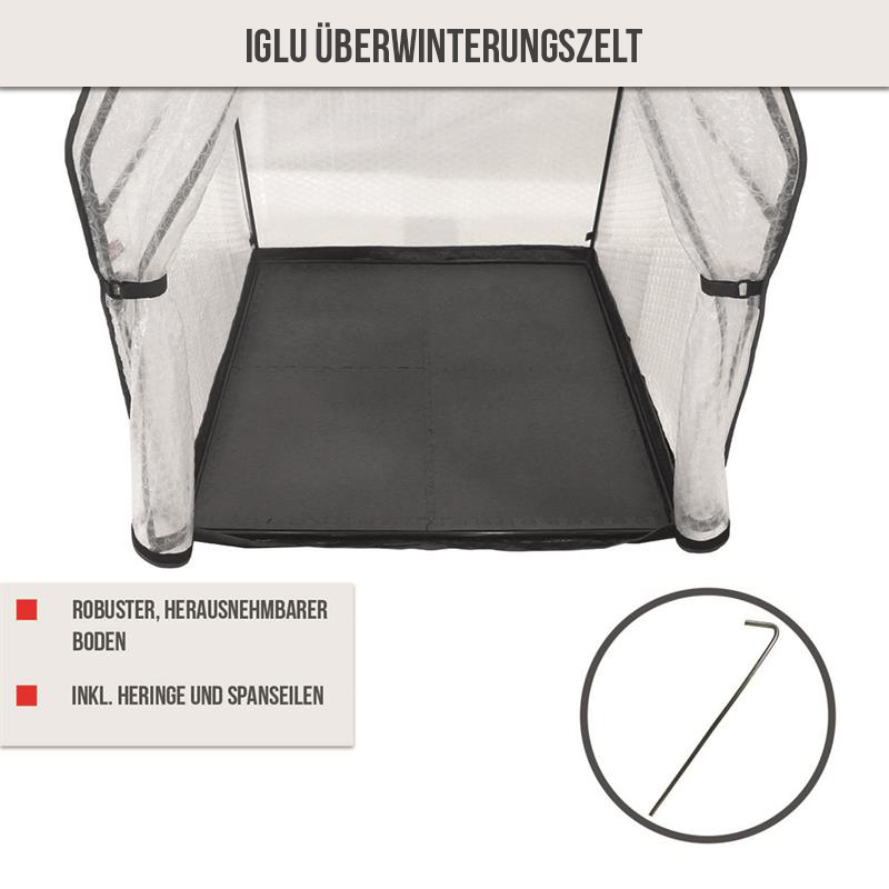 Überwinterungszelt für Pflanzen-180 x 180 x 220 cm