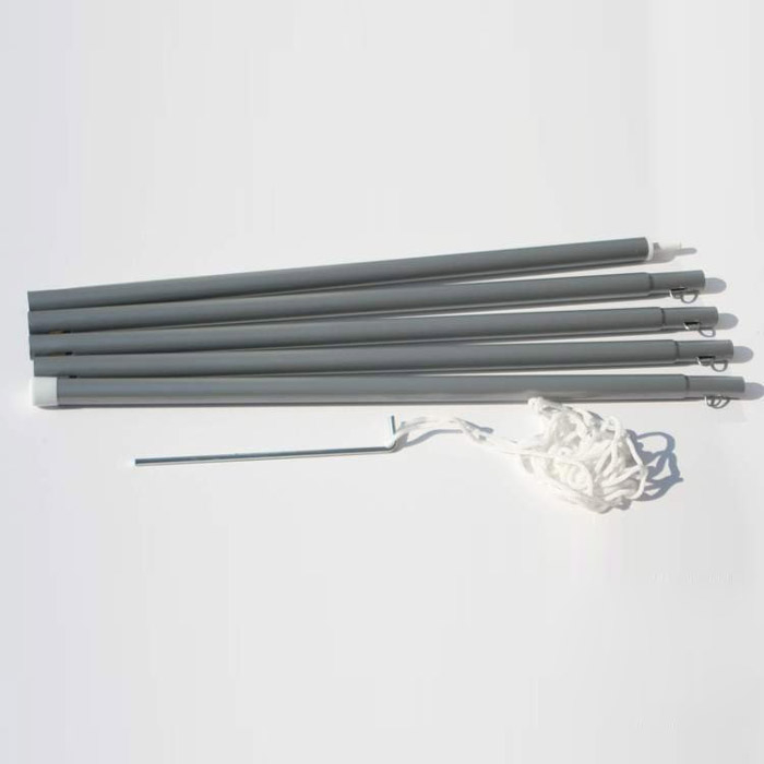Metallstange 2,5 m für Sonnensegel 