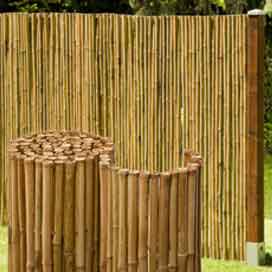 Sichtschutzmatten aus Bambus