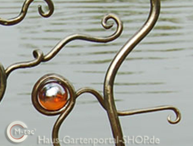 Rank- und Dekostange - Orange-35mm x 750mm