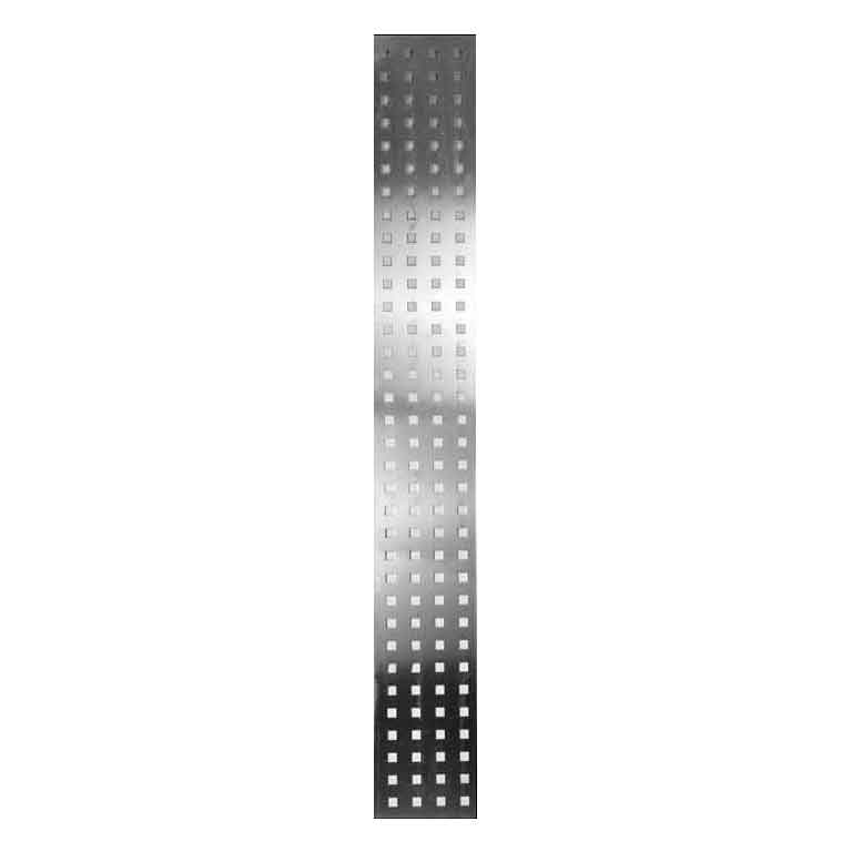 Sichtschutzzaun Typ Viborg Lochblech 25 x 179 x 0,1 cm | Lochmaß 2 x 2 cm 