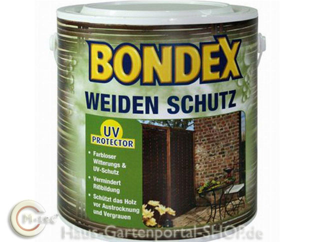 Pflegemittel Bondex - Weidenholz Schutz-     2,50 Liter