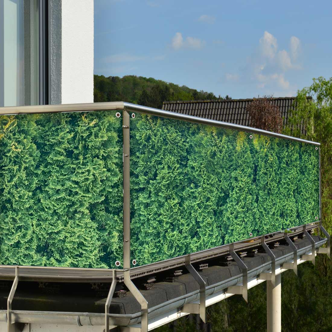 M-tec print® Balkonplane | Banner Thuja M-tec print® Balkonplane | Banner Thuja