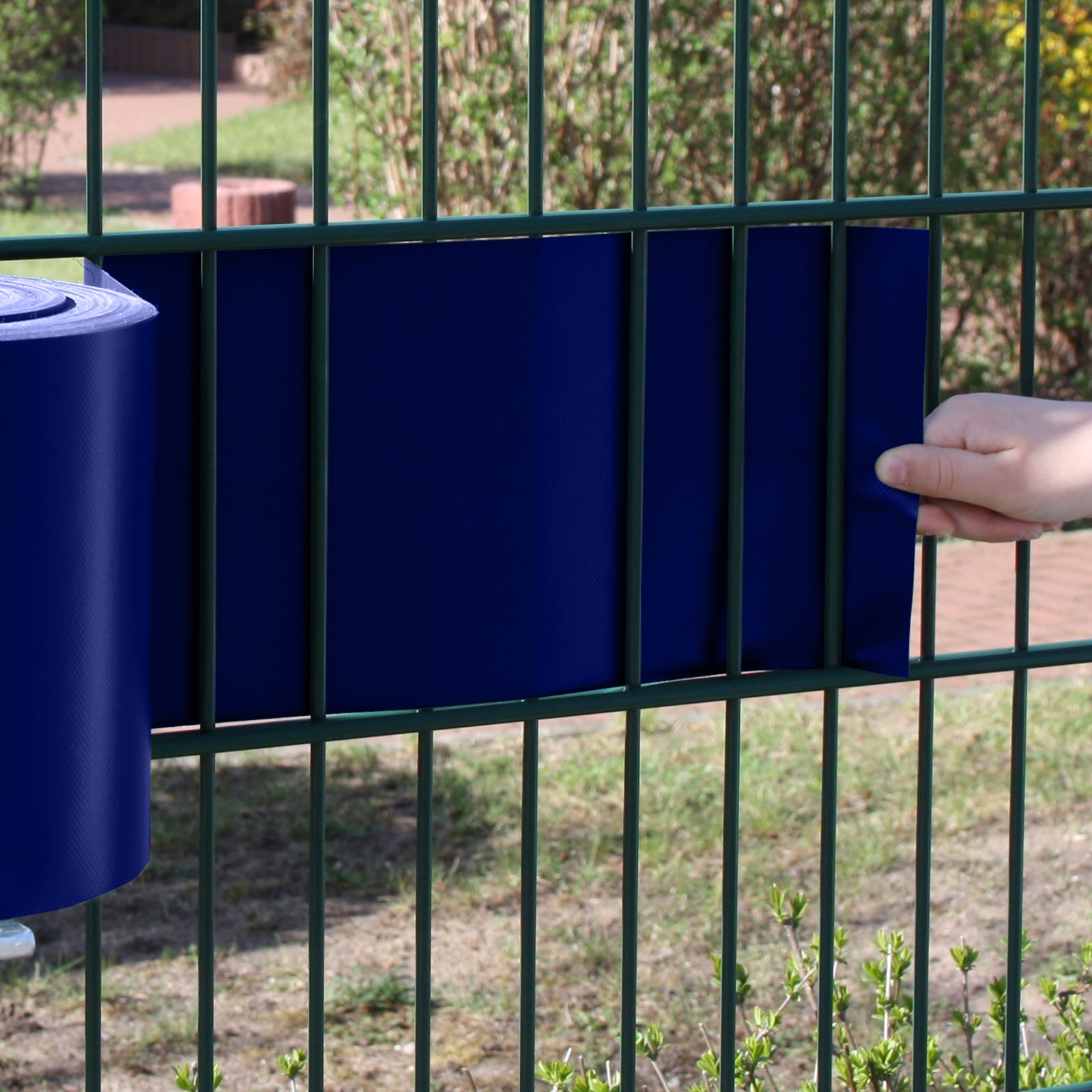PVC Profi-line ® Sichtschutzstreifen einflechten M-tec Profi-line® Kunststoffstreifen ultramarin blau