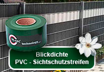 Kunststoff Sichtschutzfolie Blickdichte PVC-Sichtschutzstreifen