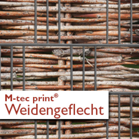 M-tec print PVC Sichtschutzstreifen Motiv Sandstein Toscana