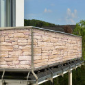 Balkonverkleidung Sandstein Tessin by M-tec technology