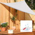 Dreiecksonnensegel Polyester mit Regenschutz