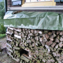 Holzabdeckplane - Schutz für Feuerholz