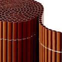 Balkonsichtschutzmatte Kompakt PVC - braun  Detail