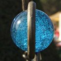 Rank - und Dekostange - Glaskugel Hellblau