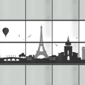Hauptstadt Paris als tolle Skyline für den Zaun