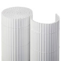 Balkonsichtschutzmatte Kompakt PVC - weiß