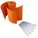 M-tec Profi-line ® Komfort Pack orange inklusive Klemmschienen in transparent