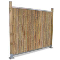 Profil für Sichtschutzmatten aus Bambus