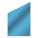 Glasscheibe Glaswand System Vetro schräg blau 120x180|120 cm beidseitig verwendbar