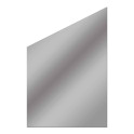 Glasscheibe Glaswand System Vetro schräg grau 120 x 180|120 - beidseitig verwendbar