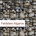 Polyester Sichtschutzrolle Feldstein Algarve